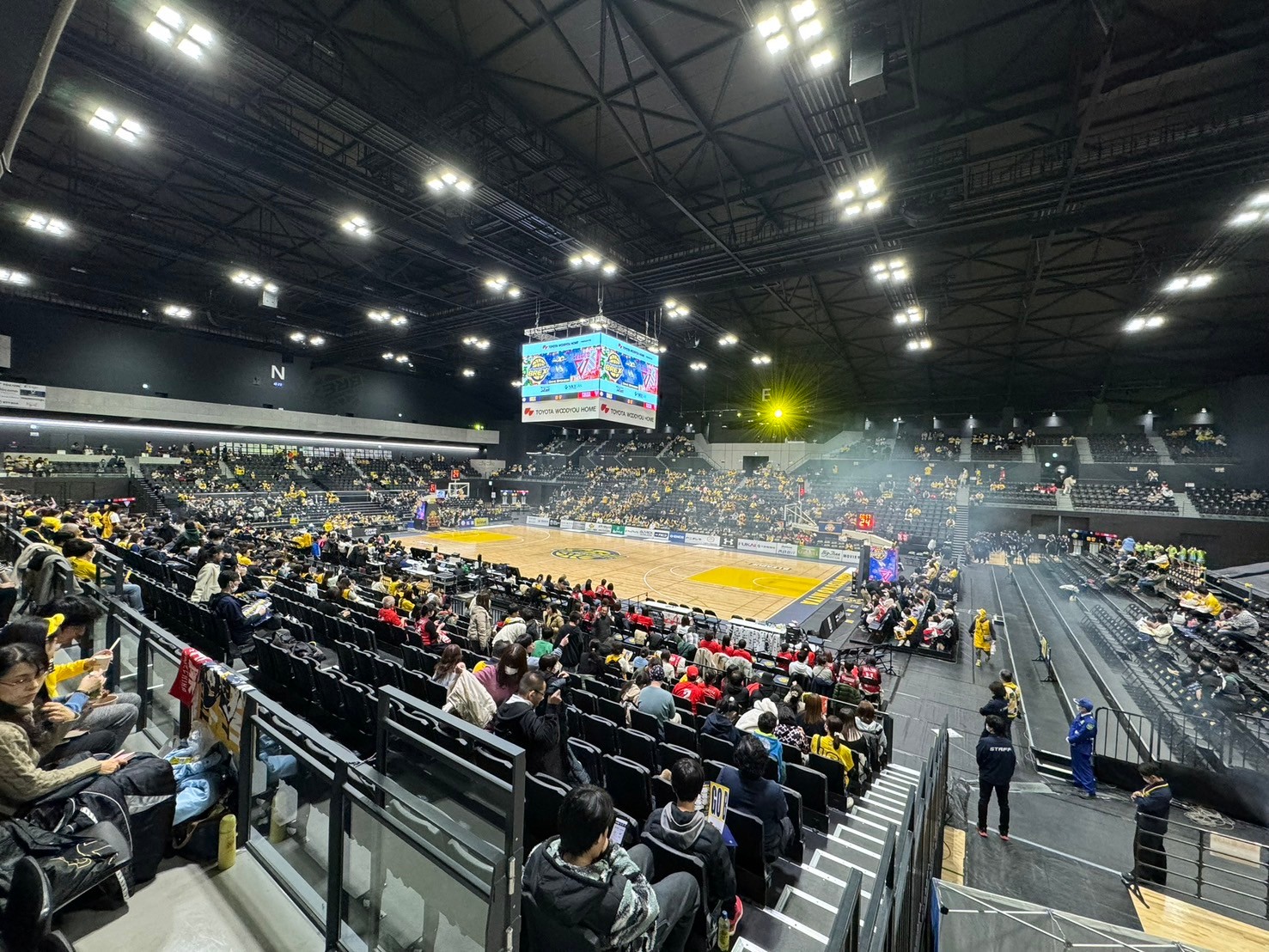 日環アリーナ栃木 アリーナ内